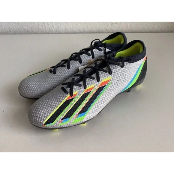 ADIDAS X SPEEDPORTAL.3 FG SOCCER CLEATS SHOES SILVER GW8454 Men’s Sz 13 - Picture 8 of 11